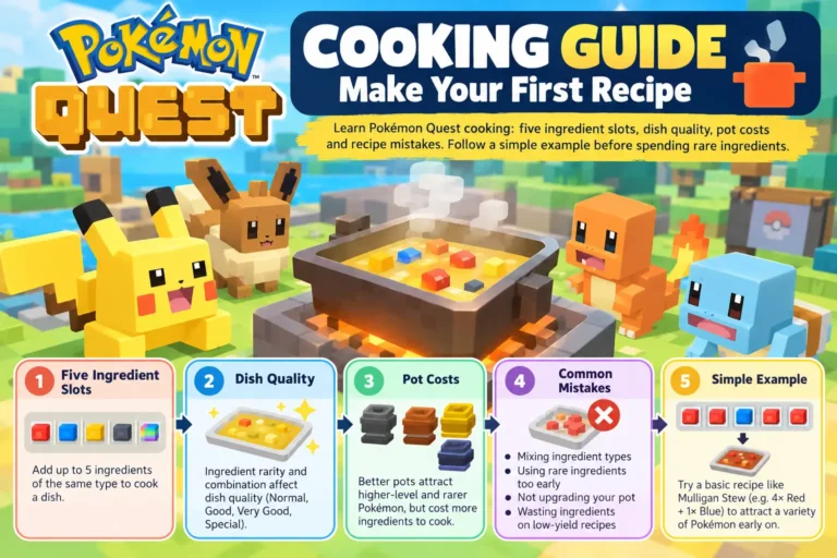 Pokémon Quest Cooking Guide: Make Your First Recipe